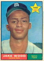 1961 Topps Baseball Cards      514     Jake Wood RC